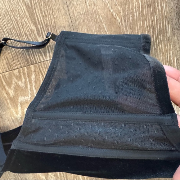 Victoria's Secret dream angels Black Velvet Crop Top - Picture 5 of 5